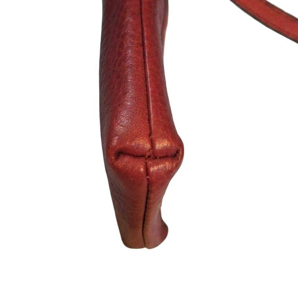 Fossil Red Cowhide Leather Swan Wristlet Coin Purse Wallet Coquette Cottagecore - Picture 4 of 13